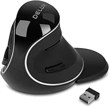 Delux M618 Plus vertical mouse product photo used in Best Vertical Mouse for Large Hands (2026)