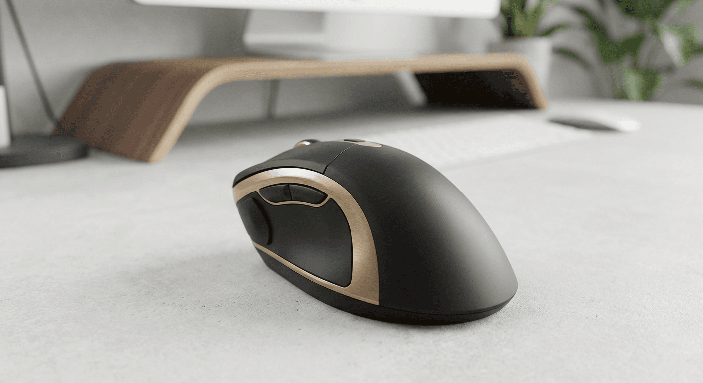 Goldtouch Semi-Vertical Mouse vertical mouse product photo used in Best Vertical Mouse for Left-Handed Users (2026)