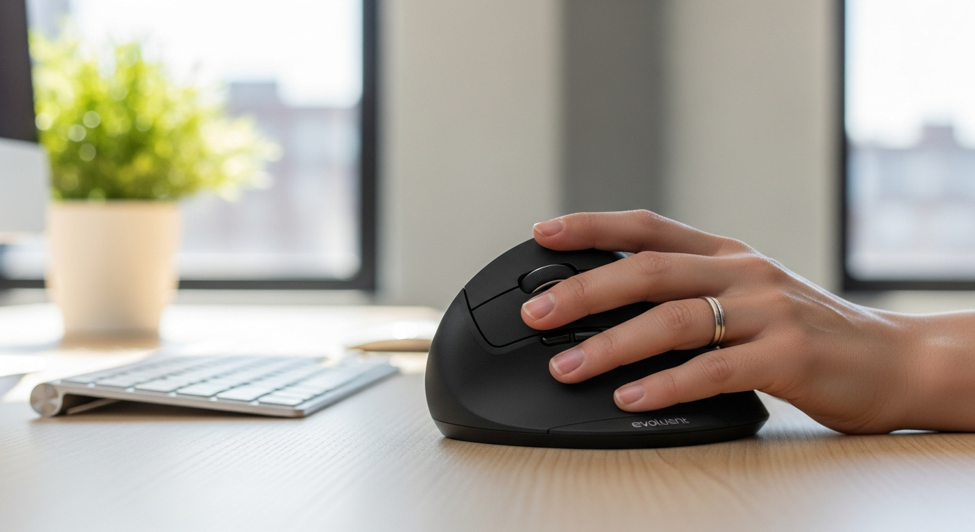 Evoluent VerticalMouse 4 Left dedicated left-hand vertical mouse product photo