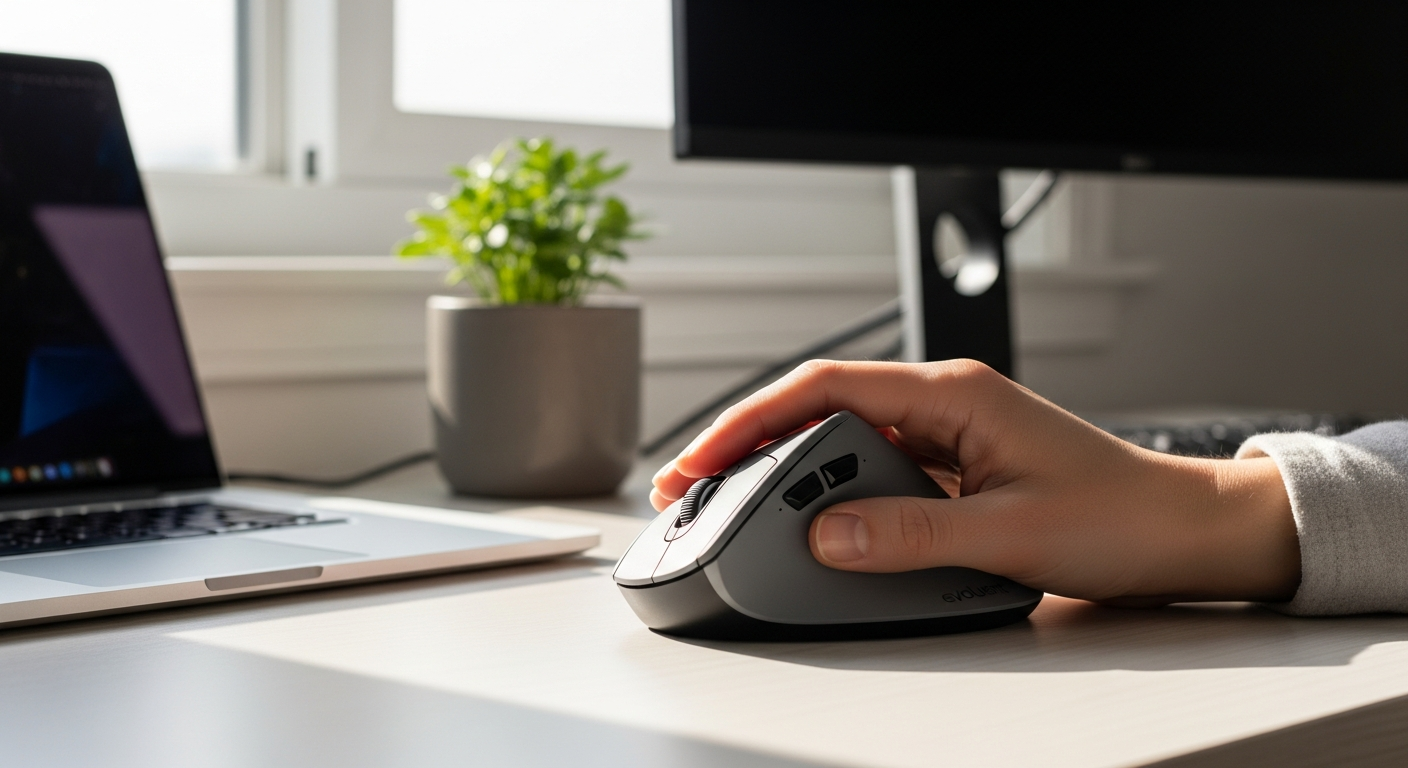 Evoluent VM4 Right Hand Vertical Mouse for remote workers