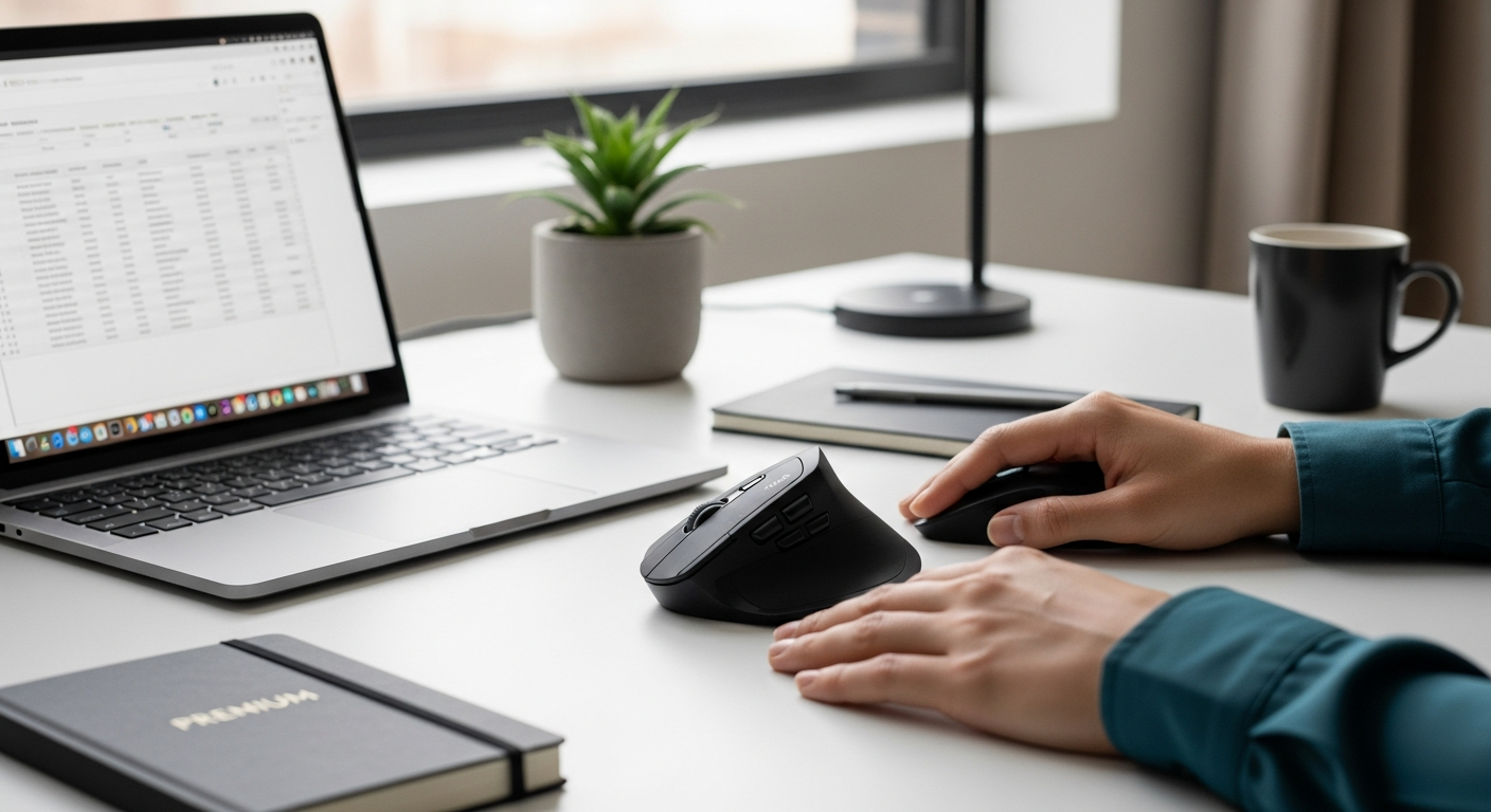 Logitech MX Vertical — best vertical mouse for remote workers