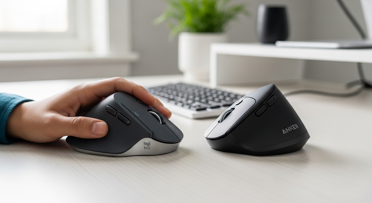 Delux Seeker Ergonomic Vertical Mouse